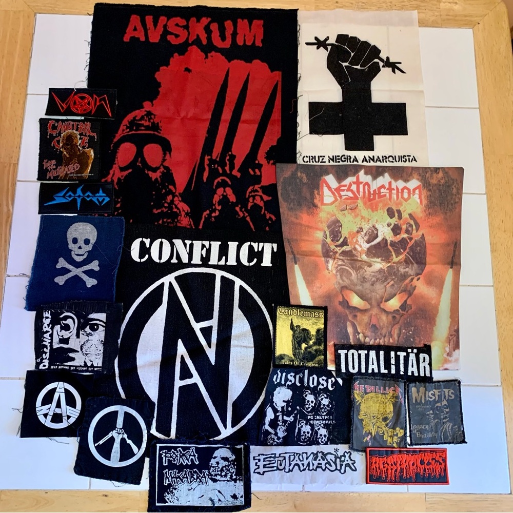 Bundle of Metal and Punk Vintage Patches